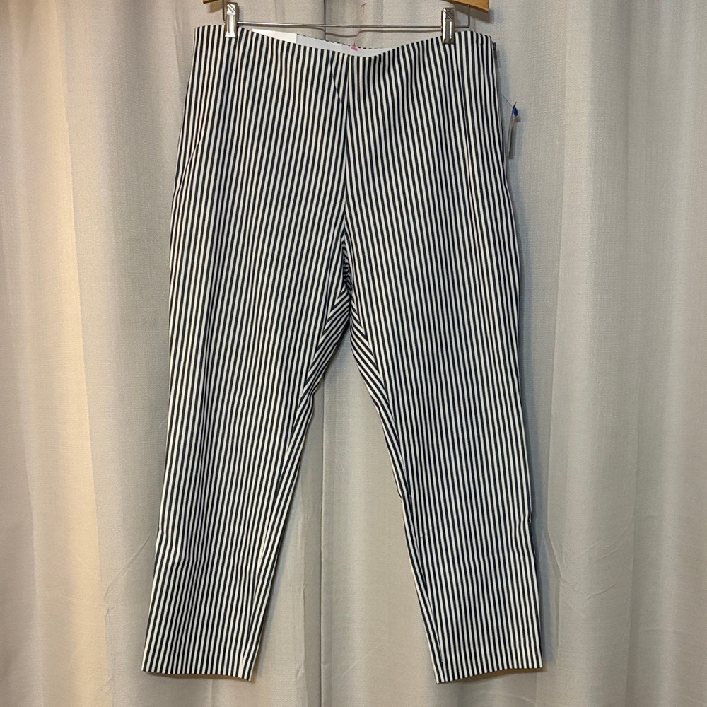 a new day Women's Black and White Striped Pants